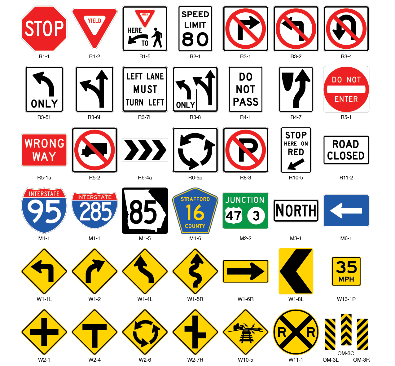 Regulatory and Warning Signs